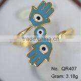 21k gold ring,memorial ring for women QR407