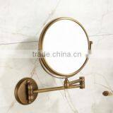 2014 New Design Round Style Wall Mounted Antique Bronze Double Face Bath Mirror thumbnail-1