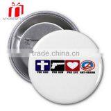 2015 High Quality New Design Promotional Cheap Metal Button Badge
