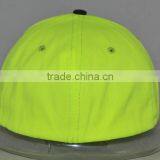Guangzhou Hat Factory Professional Custom 100% Polyester Black/green Stitching Baseball Cap thumbnail-3