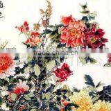 Silver Silk Fabric With High Quality