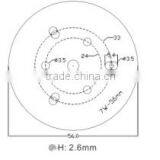 7w 56mm Bulb Down Light Pcb With Led ic Driver on Board 80ra 80lm Leading Edge ac Lamp thumbnail-3