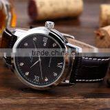 Kronen & Sohne Black Dial Analog Date Mechanical Leather Men's Watch thumbnail-3