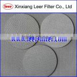 Stainless Steel Sintered Mesh Filter Disc