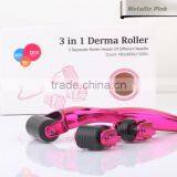 Manufacture Price New Spa Derma Roller 3 in 1 Dermaroller 1 mm Titanium thumbnail-5