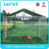 10x10x6 Foot Classic Galvanized Large Outdoor Dog Fence Dog Kennel thumbnail-1