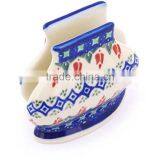 Personalized Handmade Color Glazed Decorative Pottery Ceramic Napkin Holder thumbnail-1