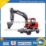 Hot Sale 8ton Mini Wheeled Excavator JYL608 thumbnail-1