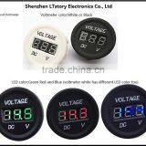 DC Waterproof Round Voltmeter Digital Only for Car and Motorcycle thumbnail-2