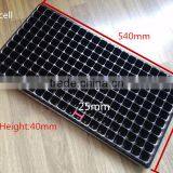 Eco-friendly 200 Cell Black Plastic Nursery Plug Tray thumbnail-2