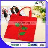 Rose Polyester Foldable Shopping Bag for Supermarket Shopping thumbnail-1