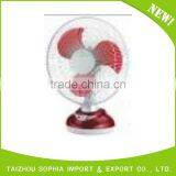 Fashionable professional 12" rechargeable table fan ready stock