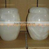 WHOLSALE 2017 NATURAL 2017 New Items WHITE ONYX URNS thumbnail-3