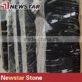 Newstar Silver Dragon Black Portoro Marble Slabtile With White Vein Price thumbnail-3