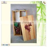 Two Rooms Silk Printing Red Pattern Wine Case Box thumbnail-6