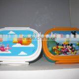 Plastic Lunch Box With Spoon thumbnail-1