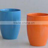 Bright Glazed Solid Color Ceramic Flower Pot thumbnail-1