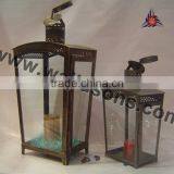 Vintage Wood and Metal Chinese Lantern thumbnail-2