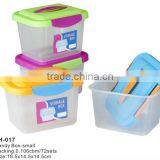 19.5cmx15cmx12.8cm plastic rectangular storage tool box set