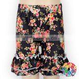 Wholesale Children's Boutique Clothing Blue Soft Summer Baby Girls Ruffle Shorts thumbnail-4
