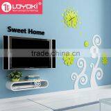 Original Design Home Accessories 3d Wall Decoration Wall Sticker Creative Wood Flower Wall Murals Home Decor thumbnail-1