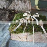 Table Square Birch Basket for Wedding Decor