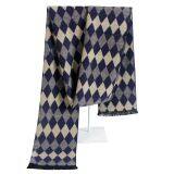Super Soft Winter Striped Plaid Men Scarf Wrap Wholesale thumbnail-1