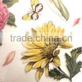 Colorful Floral Design Sticker, Classic Decorative Shinny Glitter Sticker thumbnail-5