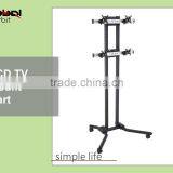 Video Wall Mount Rolling Portable LED TV Mounting Bracket Stand thumbnail-2