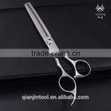 17 cm Straight Hair Scissors Blunt Pinking Shear Diamond Salon Metal Hair Cutting Shears Hair Shear/scissors thumbnail-2