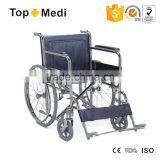 TOPMEDI the Manufacturer of Folding Chromed Manual Wheelchair With Swing Away Footrest thumbnail-1