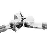 The Finest Quality Stainless Steel Garlic Press Mincer Peeler Brush Crusher Set thumbnail-3