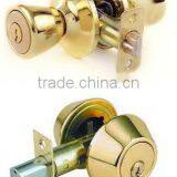 US10B Combo Entry Lock Set Door Knob & Deadbolt Keyed Alike KW1 Keyway Lock thumbnail-3
