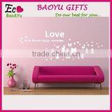 Fashion Decorative Circle DIY Wall Sticker , Butterfly Echoes Sitting Room Wall Stickers TV Setting Post thumbnail-1