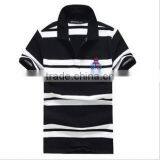 2013 Popular Quality Men's Polo Shirt Stripes,New Brand Men's Polo Shirt Colorful Stripes,factory Sale thumbnail-1