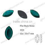 Hot Sale Navette Shaped Flat Back Jewelry Decorative Glass Stones thumbnail-5