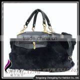 CX-H-42B Ladies Rex Rabbit Fur Sheepskin Fashion Bags Handbags thumbnail-6