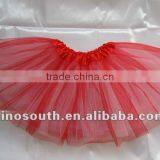Red White Reversible Dance Tutu thumbnail-1