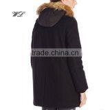 Custom Winter Plain Wool Utility Hooded Coat and Jacket thumbnail-2