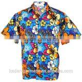 Hawaiian Aloha Cotton Shirt Colorful Big Chaba Beach Holiday