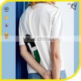 2017 Skateboard Girl Casual Embroidered Patch Women Cheap t Shirt Custom thumbnail-2