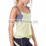 2016 Womens Fitness Gym Tank Top Sport Wear Deep Cut Gym Tank Top thumbnail-4