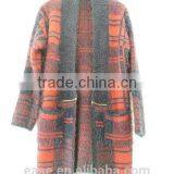 China Wholesale Lady Sweater Custom Ruffle Knitted Sweaters for Women thumbnail-2