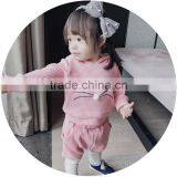 S17666A 2017 Spring Autumn Kids Clothing Sets Litter Girls Cartoon Clothing Set thumbnail-3