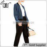 OEM Big Promotion Wide Leg Black Casual Dress Pants for Ladies thumbnail-1