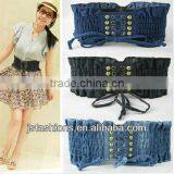 2013 Fashion Wide Jeans Fabric Elastic Belt thumbnail-1