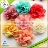 All Kinds of Beautiful Chiffon Fabric Flowers Handmade Fabric Flowers Wholesale thumbnail-1