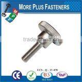 Made in Taiwan Gibraltar Stainless Steel Plain Finish Brass Thumb Screw thumbnail-5