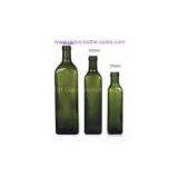 Supply Square Dark Green Olive Oil Glass Bottle thumbnail-1