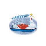 Amusement Rides Water Play Equipment Red-crowned Crane 2seats Pedal Boat thumbnail-1